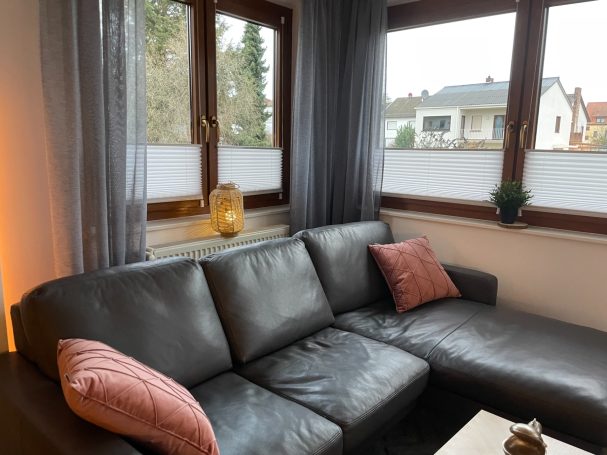 Gemütliches Ledersofa